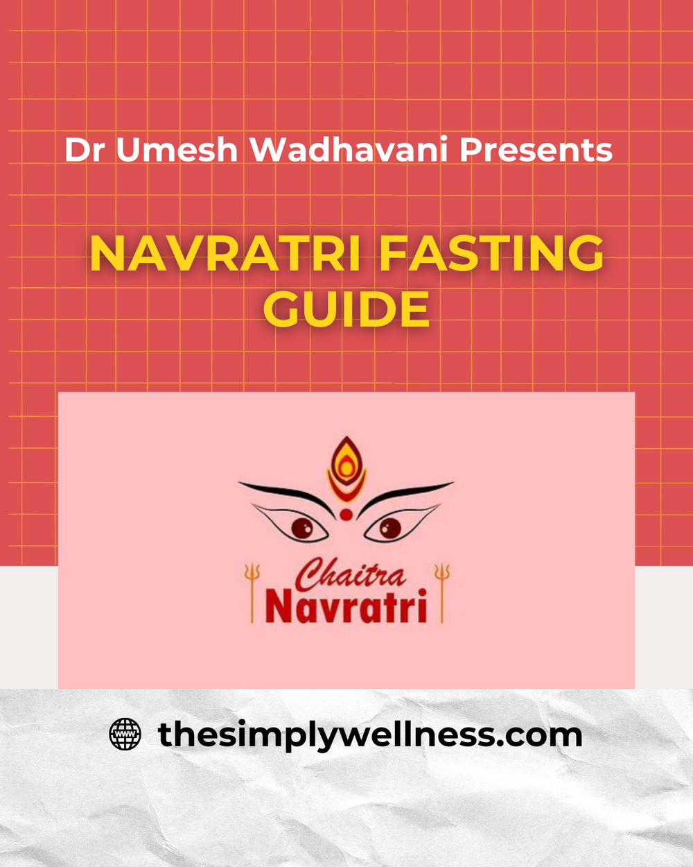 Navratri Fasting Guide digital nutrition guide by Dr Umesh Wadhavani focused on practical nutrition and science backed wellness