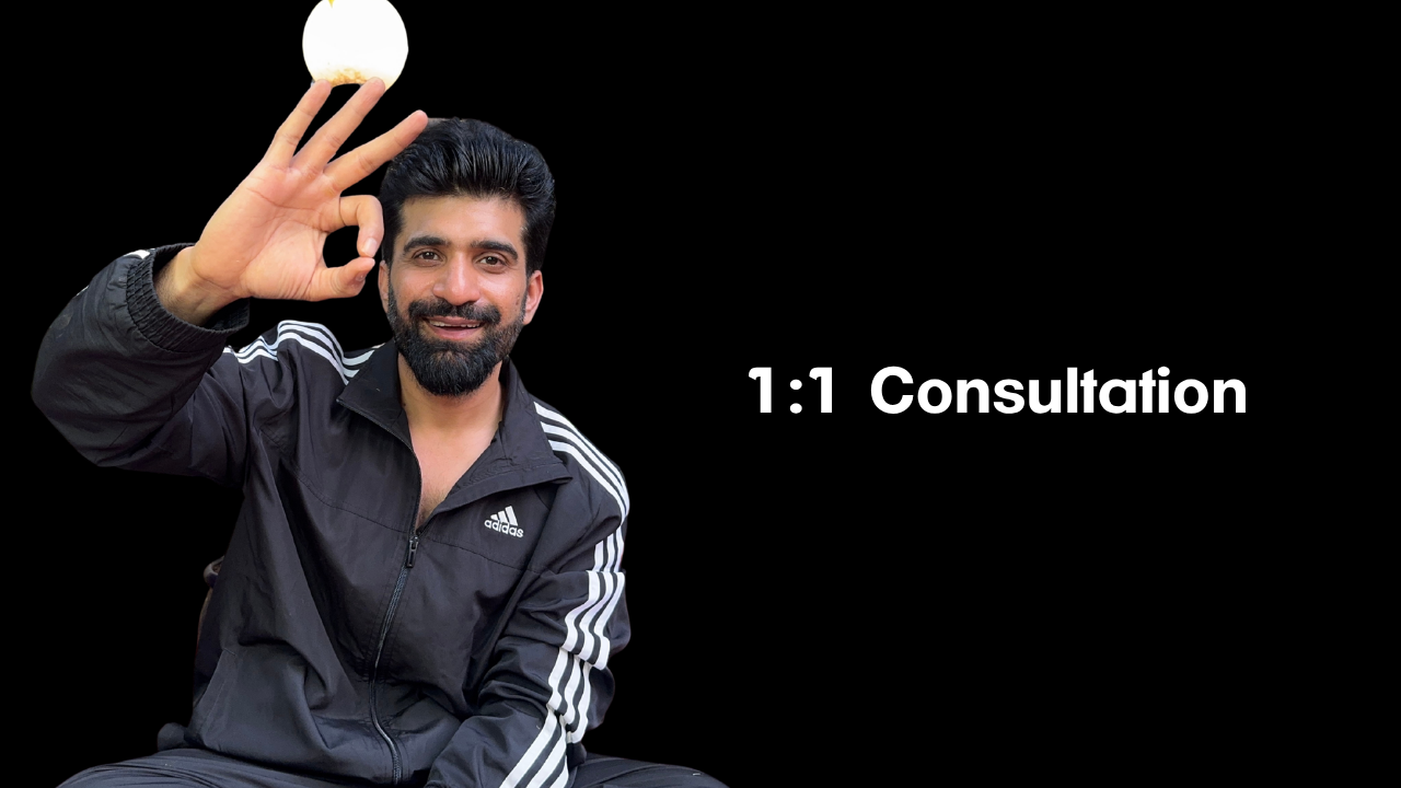 Dr Umesh Wadhavani offering 1 to 1 consultation for evidence based nutrition personalized lifestyle coaching and non restrictive weight loss approach